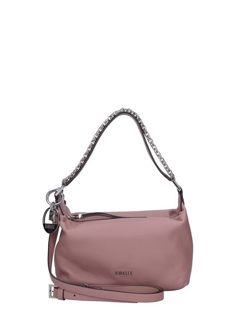 Borsa in pelle REBELLE | SORAYA HOBO MINIBROWNROSE